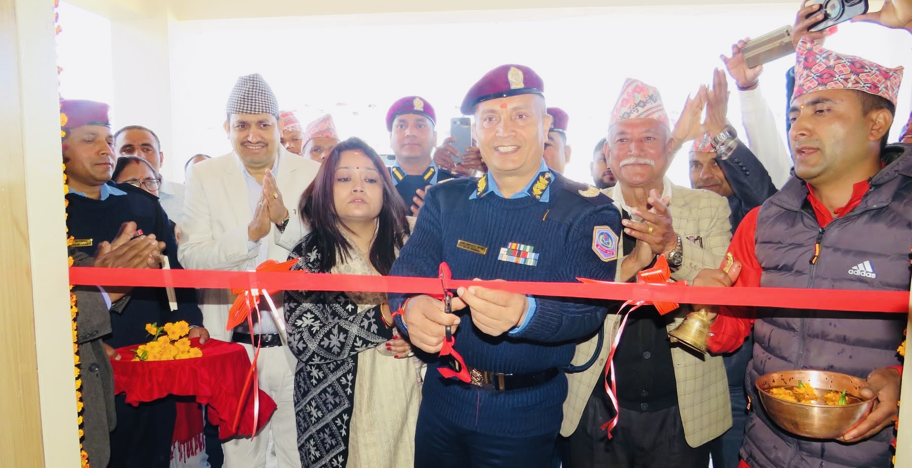 डिआईजी कार्कीद्दारा प्रहरी चौकी बल्कोटको नव निर्मित भवन उद्घाटन सम्पन्न