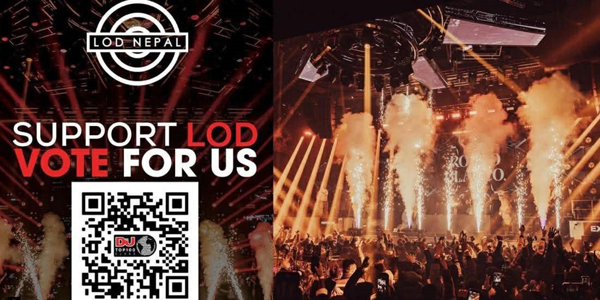 ठमेलको एलओडी क्लब ‘डिजे म्याग टप १००’ मा पुनः नोमिनेट