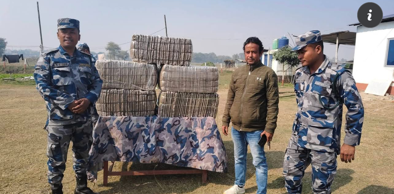 मोरङको सुनबर्सीबाट करिब १५५ केजी प्रतिबन्धित गाँजा बरामद