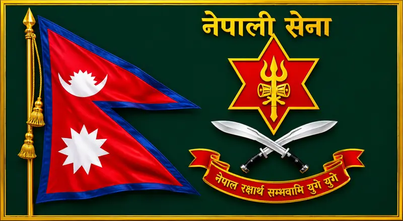 नेपाली सेनाको झण्डामा राष्ट्रिय झण्डा समावेश, नयाँ आदर्श वाक्य लागू