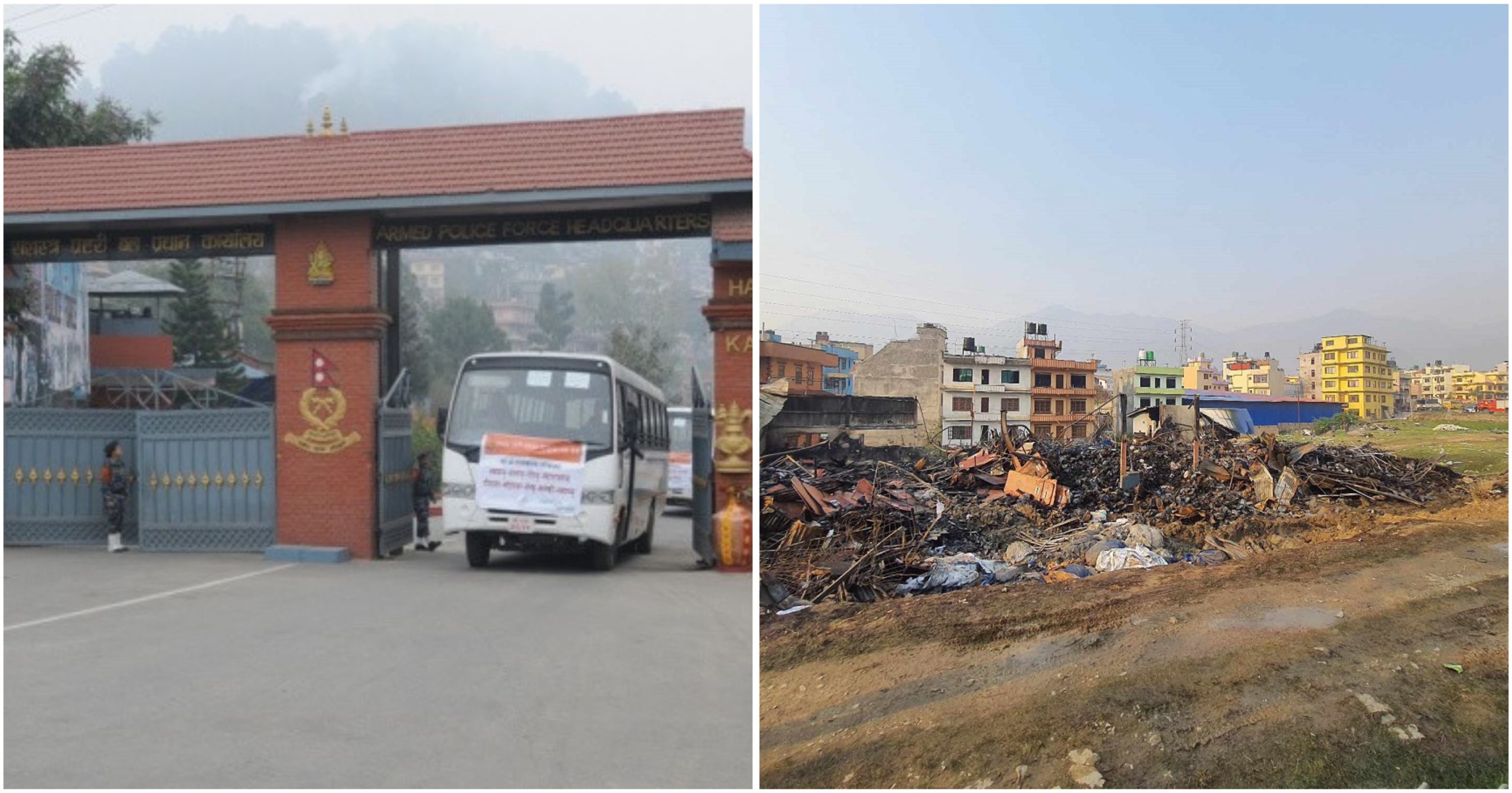 सशस्त्र प्रहरी मुख्यालयको आगलागी छानबिन गर्न डीआईजी थापाको नेतृत्वमा समिति गठन