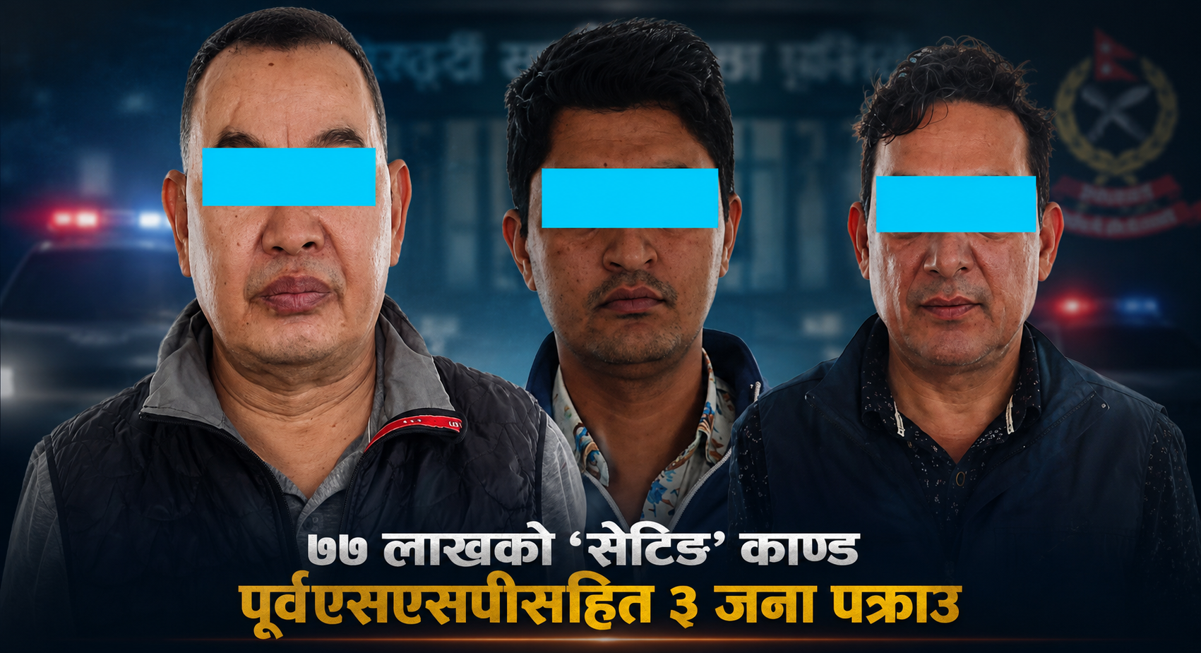 ७७ लाखको ‘सेटिङ’ काण्ड : चिनियाँ नागरिक छुटाइदिने भन्दै पूर्वएसएसपीसहित ३ जना पक्राउ