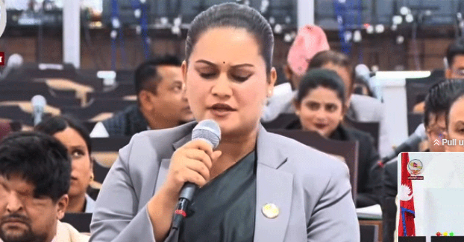 संसदमा रिमा विश्वकर्माको दाबी विवादित, अघिल्लो सरकारको उपलब्धिलाई वर्तमान सरकारको भन्दै प्रस्तुत