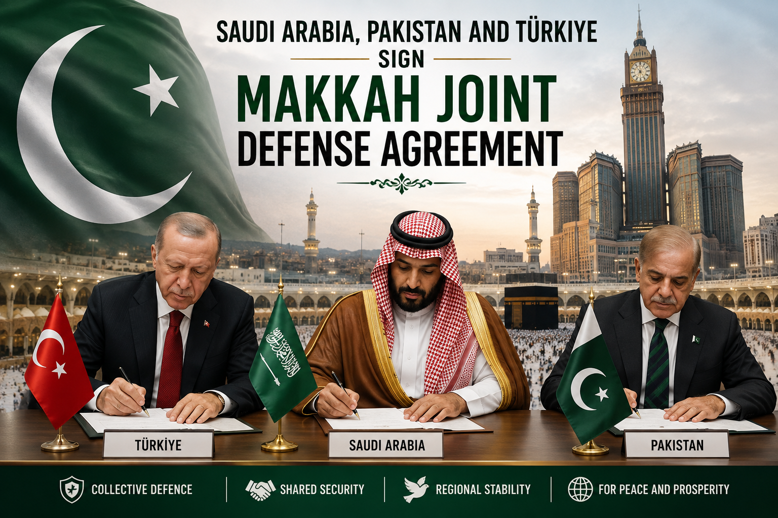 Saudi Arabia, Pakistan and Türkiye Sign ‘Makkah Joint Defense Agreement’