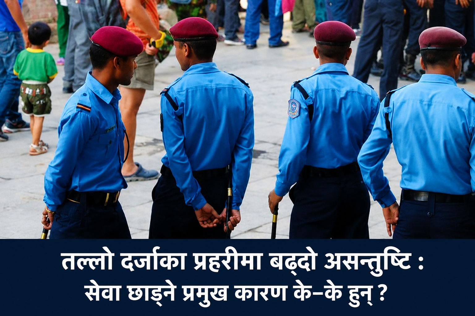 तल्लो दर्जाका प्रहरीमा बढ्दो असन्तुष्टि : सेवा छाड्ने प्रमुख कारण के–के हुन् ?