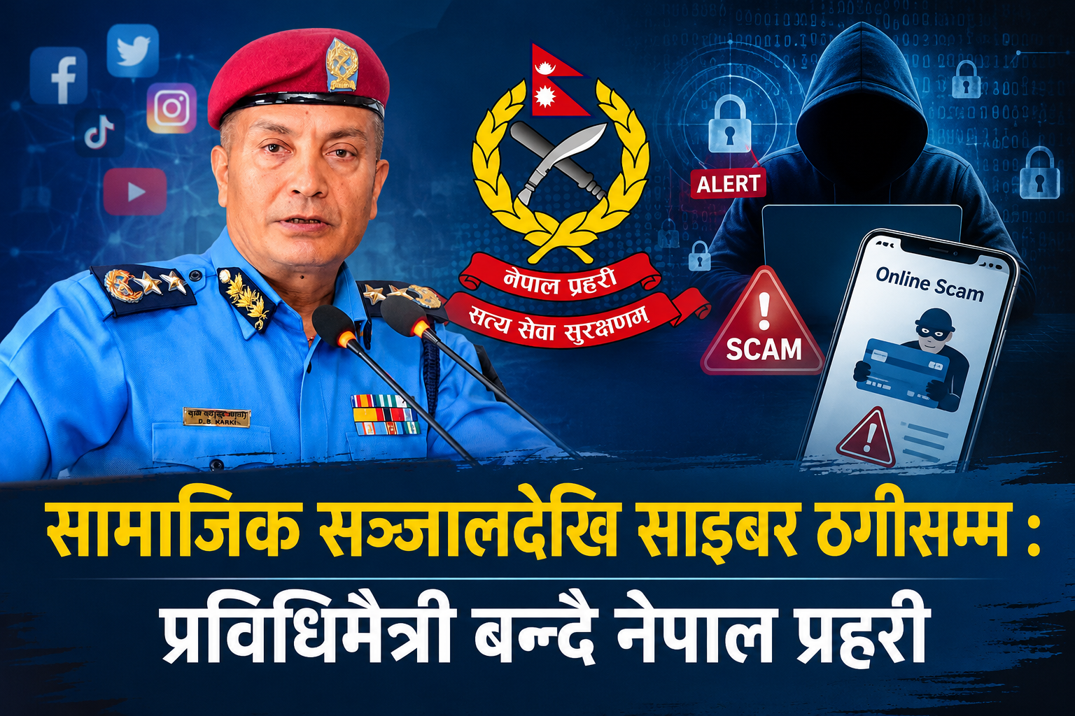 सामाजिक सञ्जालदेखि साइबर ठगीसम्म : प्रविधिमैत्री बन्दै नेपाल प्रहरी