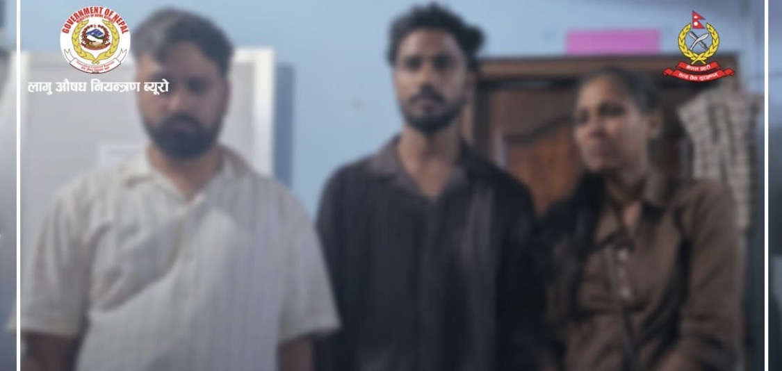 त्रिभुवन विमानस्थलबाट ३९ किलो थाई गाँजासहित ८ जना पक्राउ