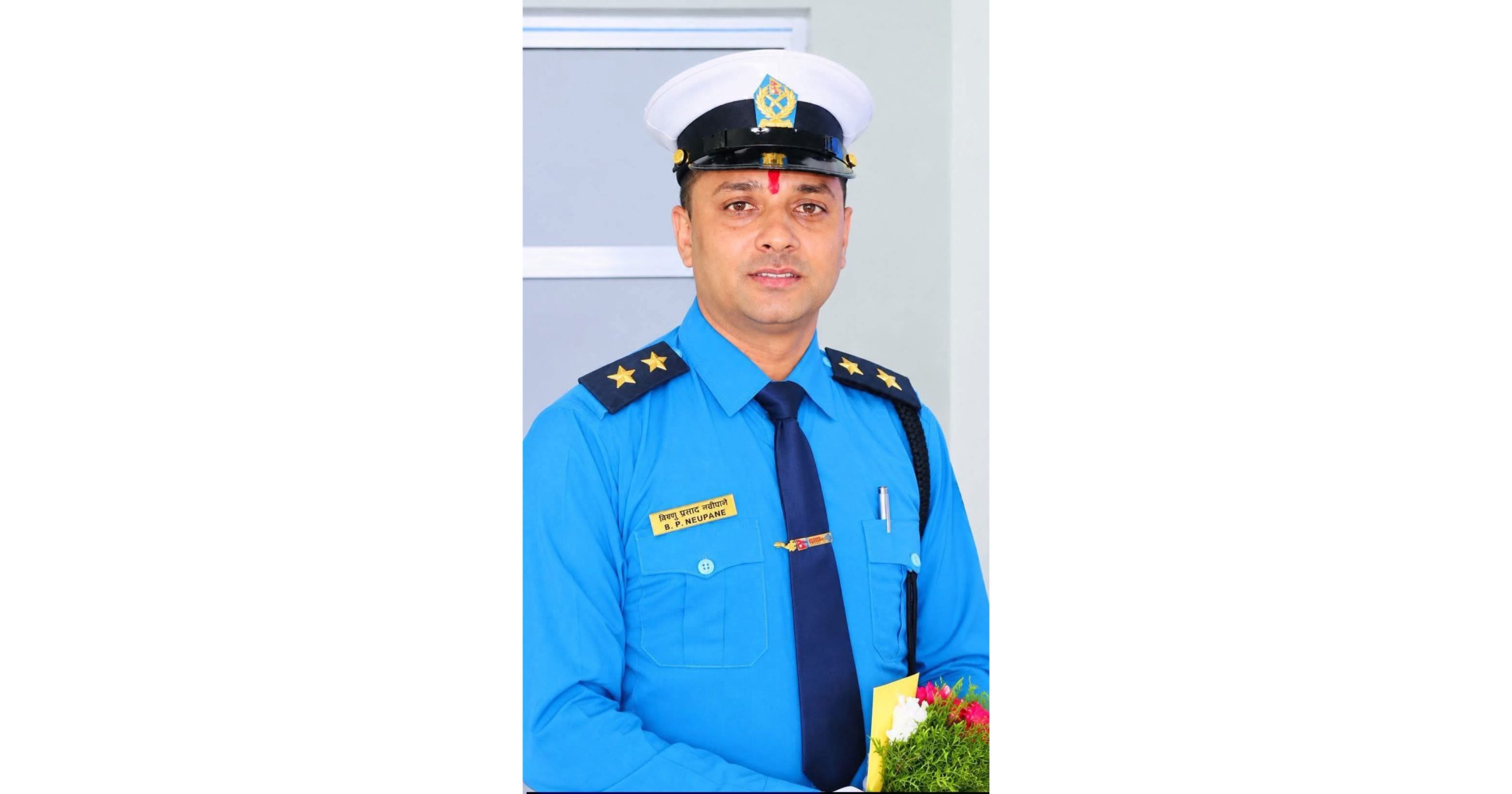प्यूठानका प्रहरी नायब निरीक्षक विष्णु न्यौपाने बने असोज महिनाको उत्कृष्ट ट्राफिक प्रहरी