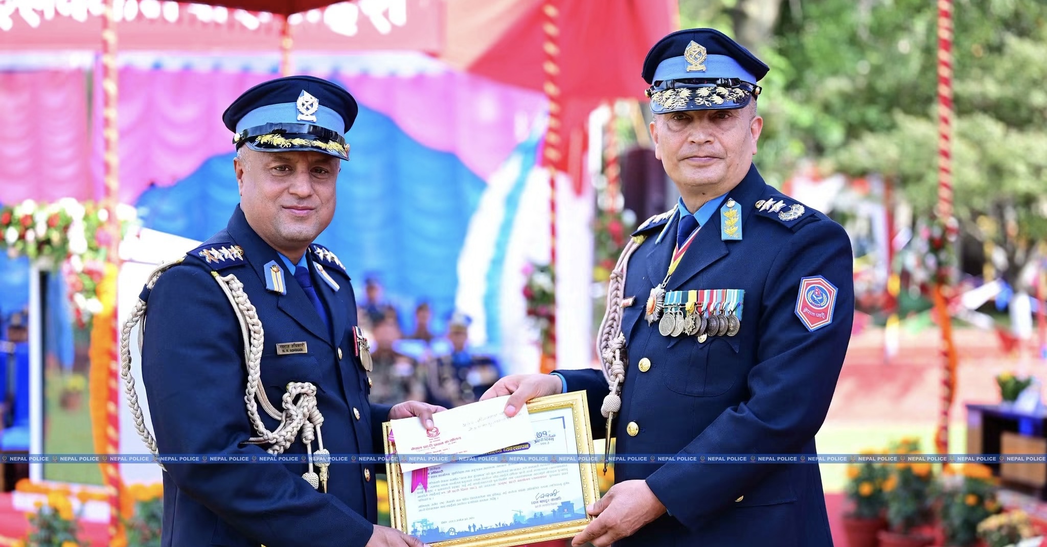 एसएसपी नवराज अधिकारीलाई ‘उत्कृष्ट प्रहरी कार्यालय व्यवस्थापन पुरस्कार’